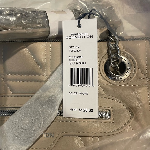 NWT French Connection Quilted Purse - Picture 9 of 11